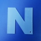 Alphabet (N) Acrylic Blank 3"