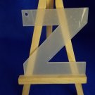 Alphabet (Z) Acrylic Blank 3"