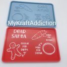 Dear Santa cookie Tray silicone mold