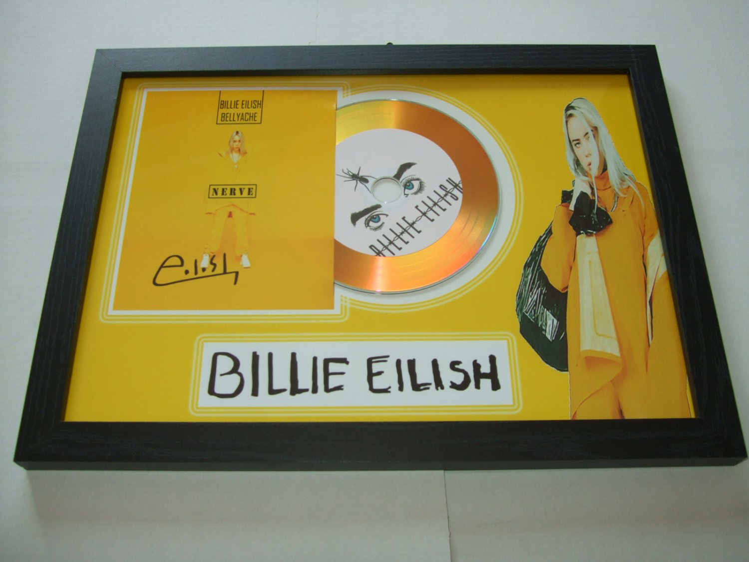billie  eilish  signed disc