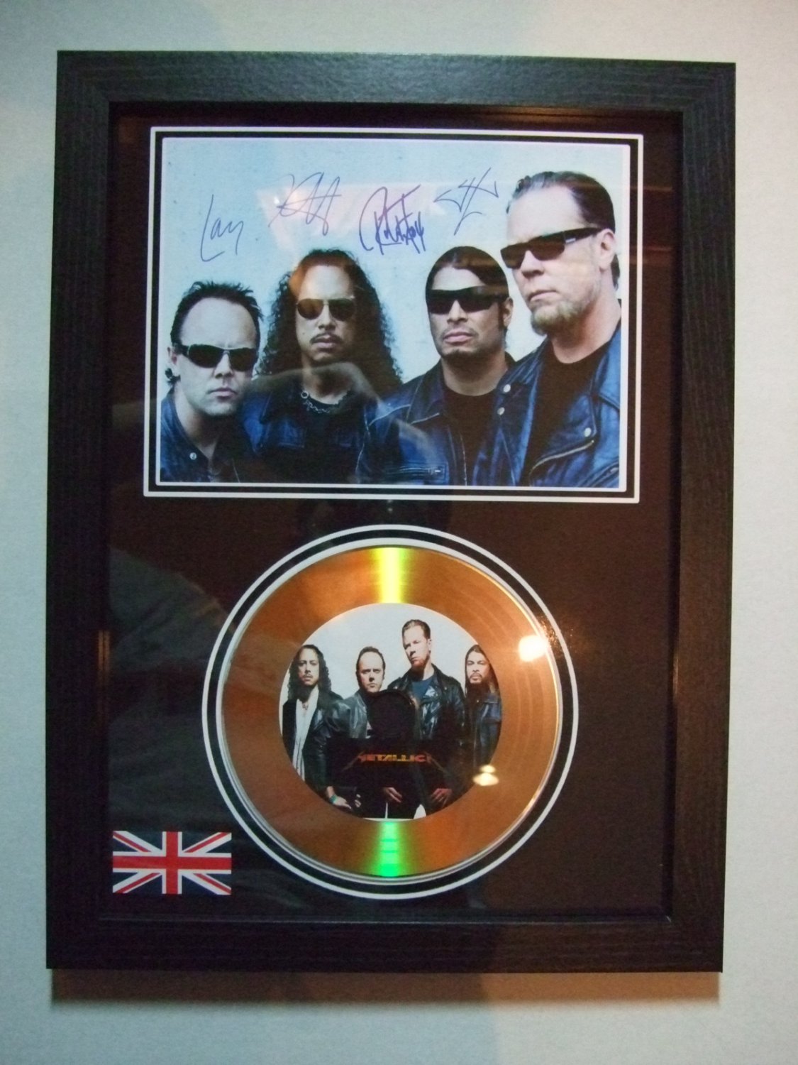 metallica    signed disc