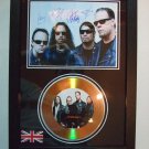 metallica    signed disc