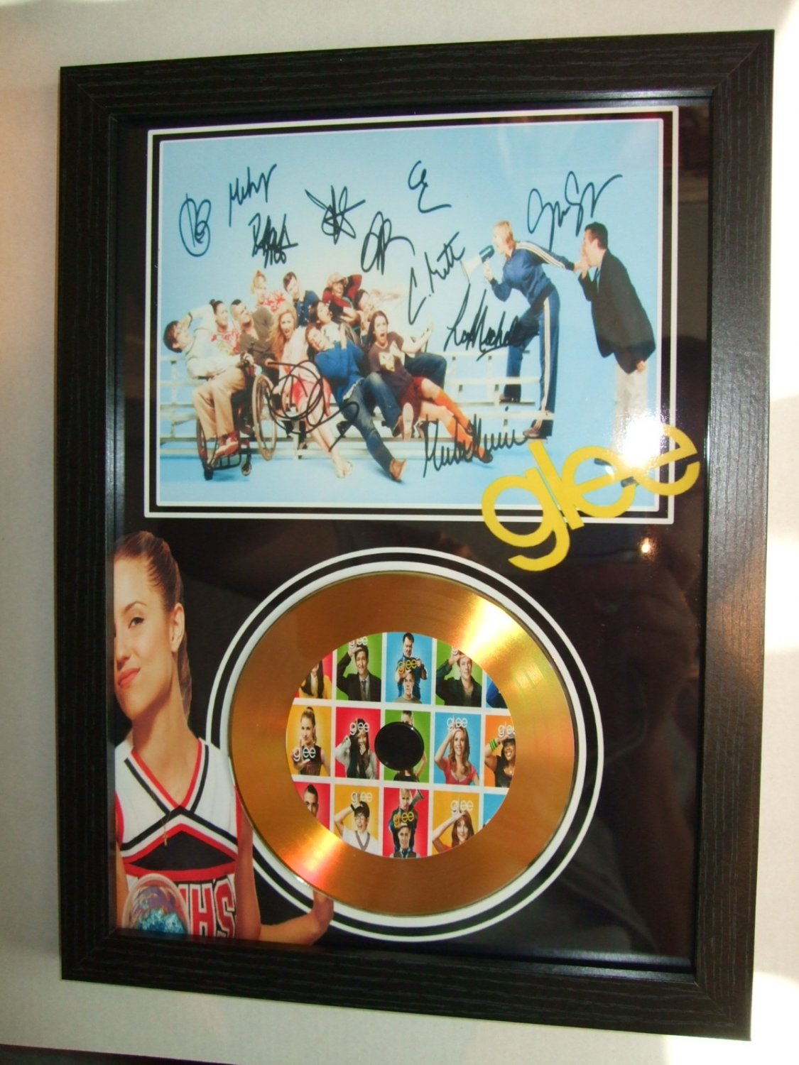 GLEE  signed disc