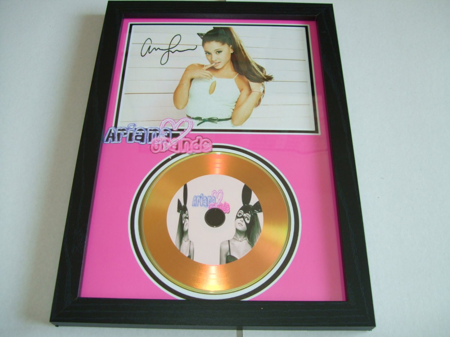 ariana grande  signed disc