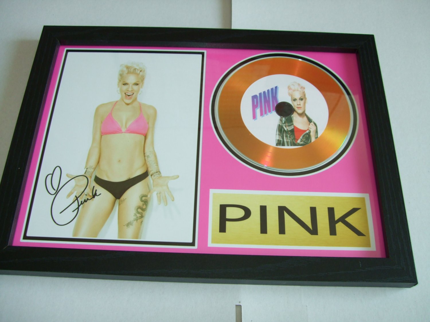 PINK   signed disc