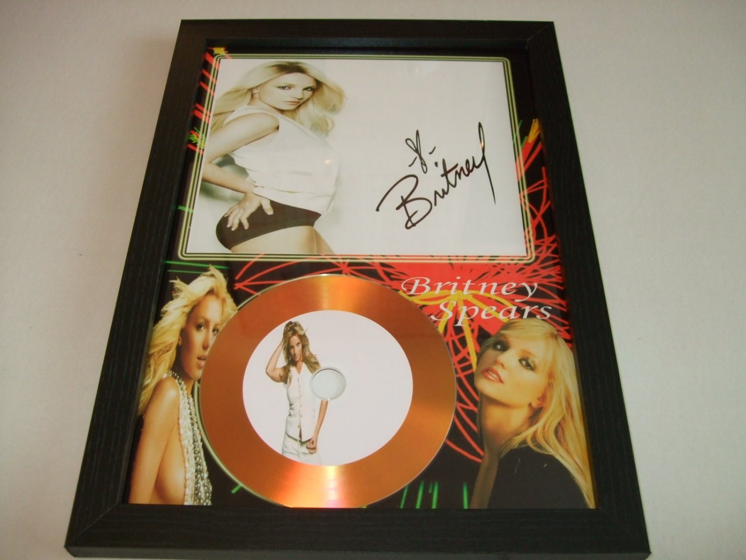 britney spears    signed disc