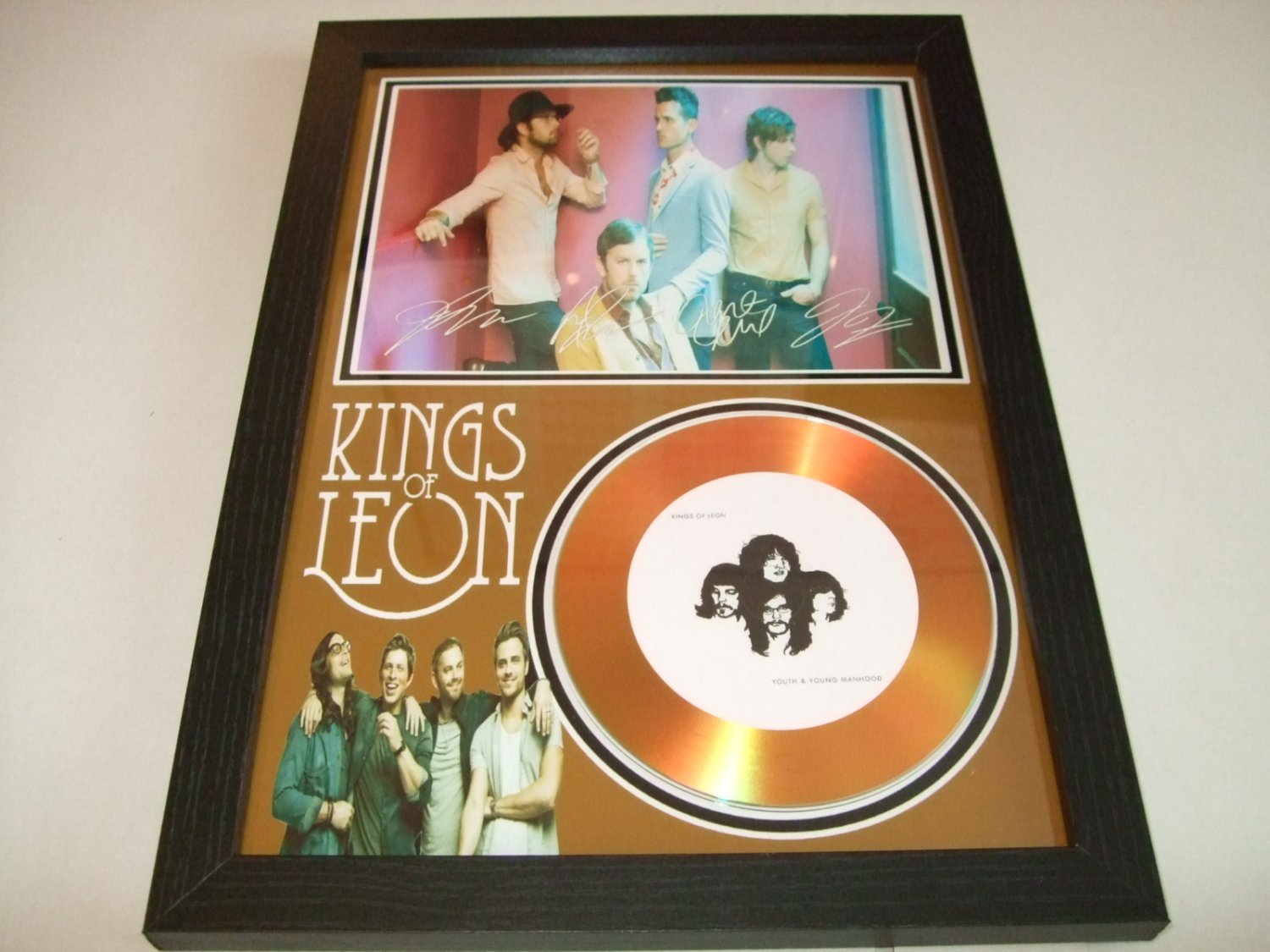 kings of leon    signed disc