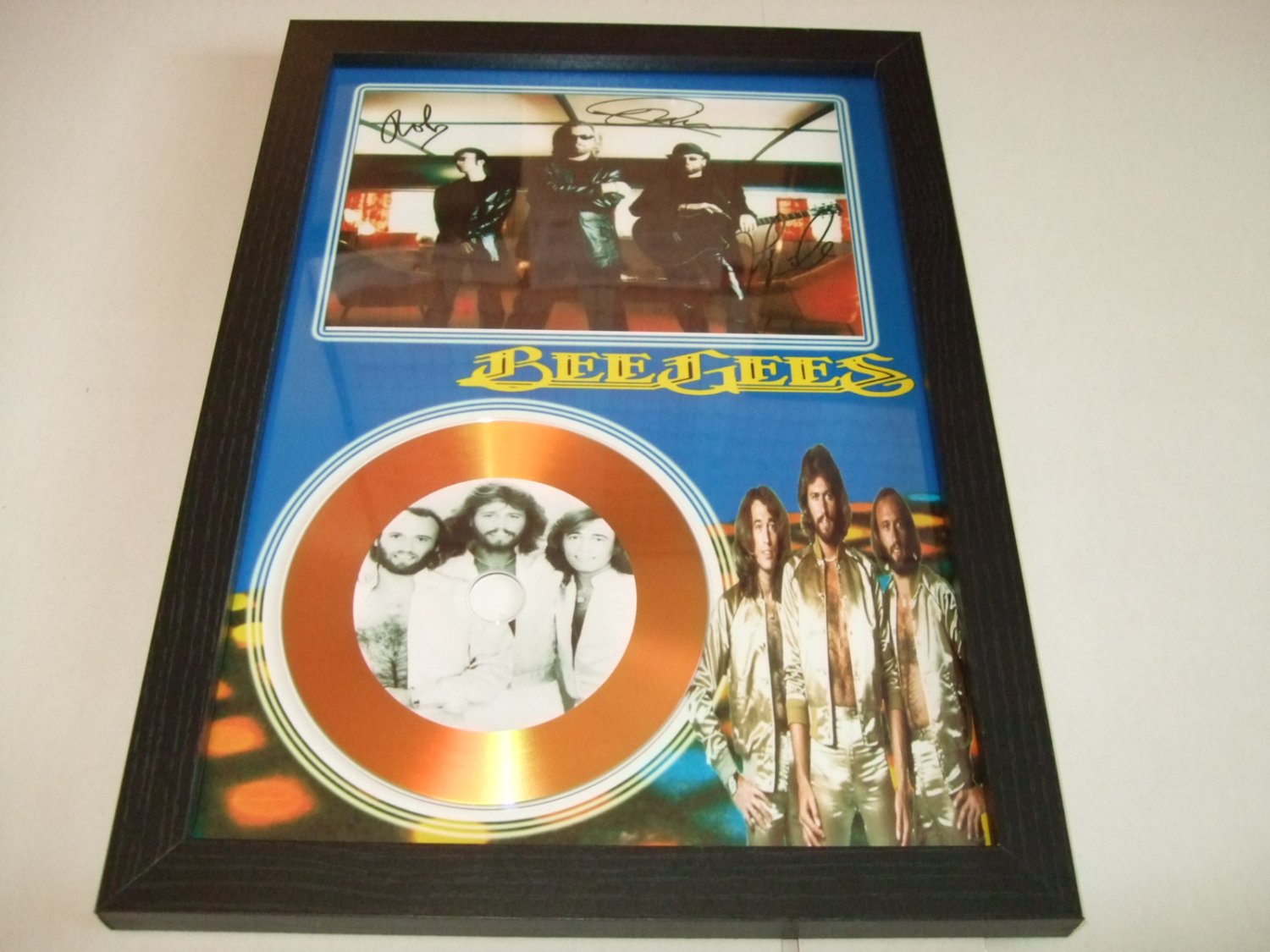 BEE GEES   signed disc