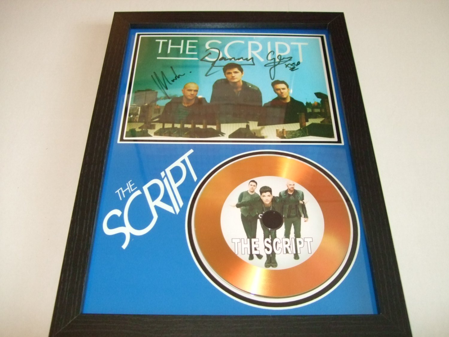 THE SCRIPT  signed disc