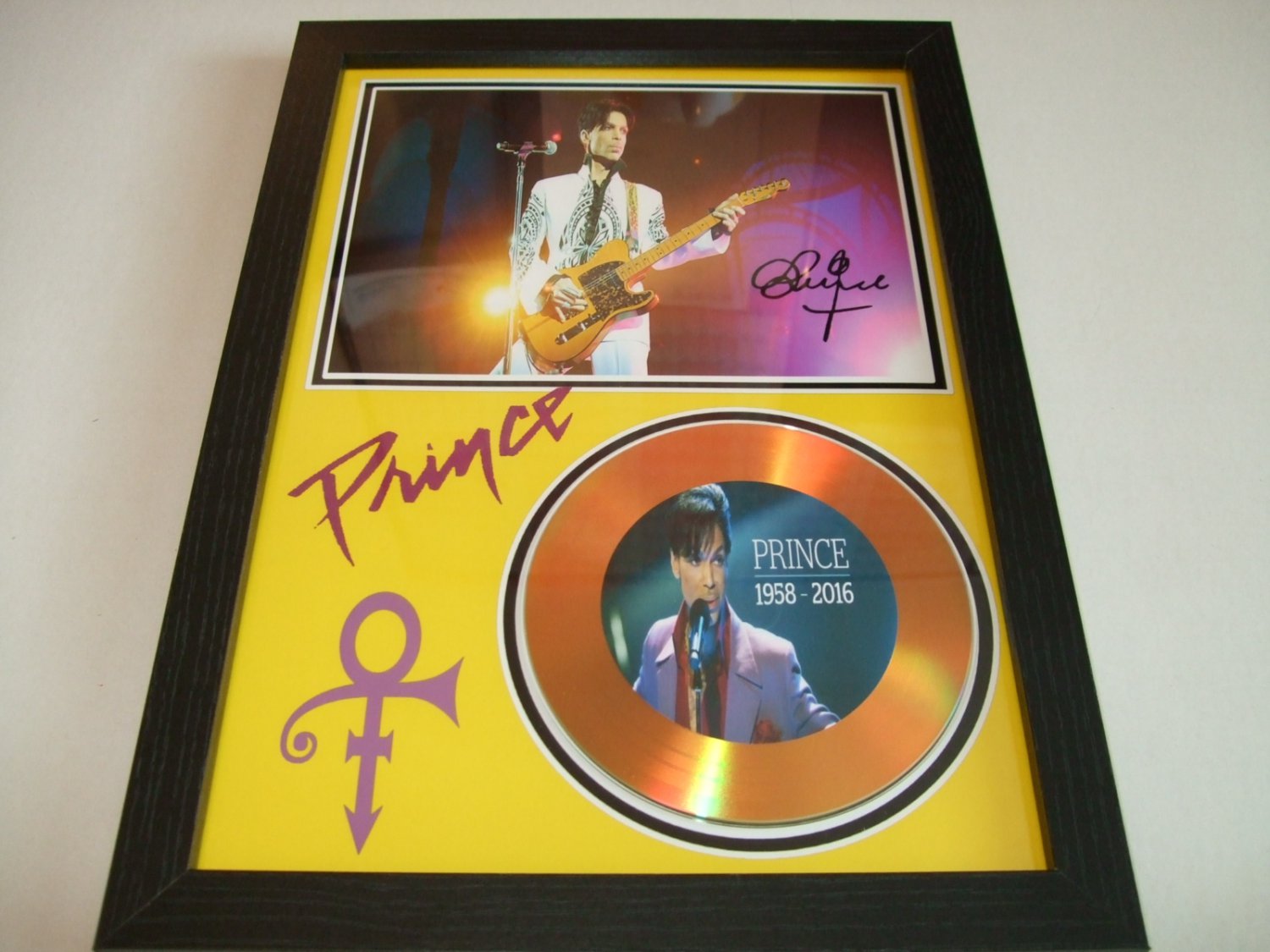 PRINCE   signed disc