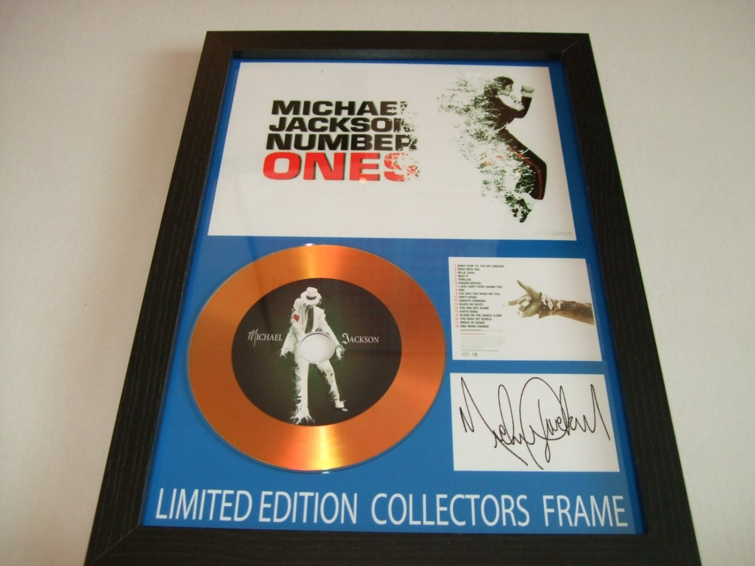 MICHAEL JACKSON   signed disc