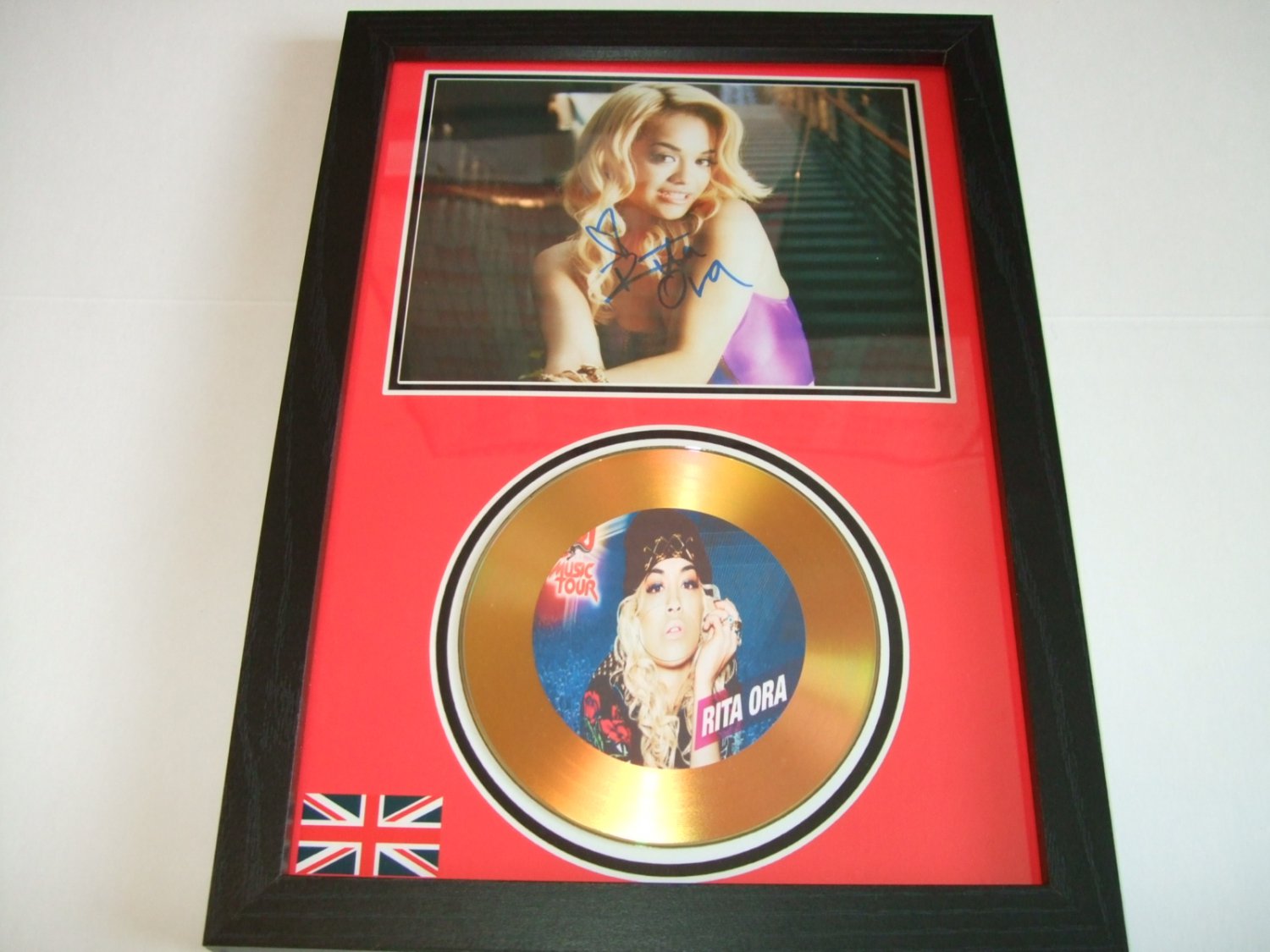 rita ora   signed disc