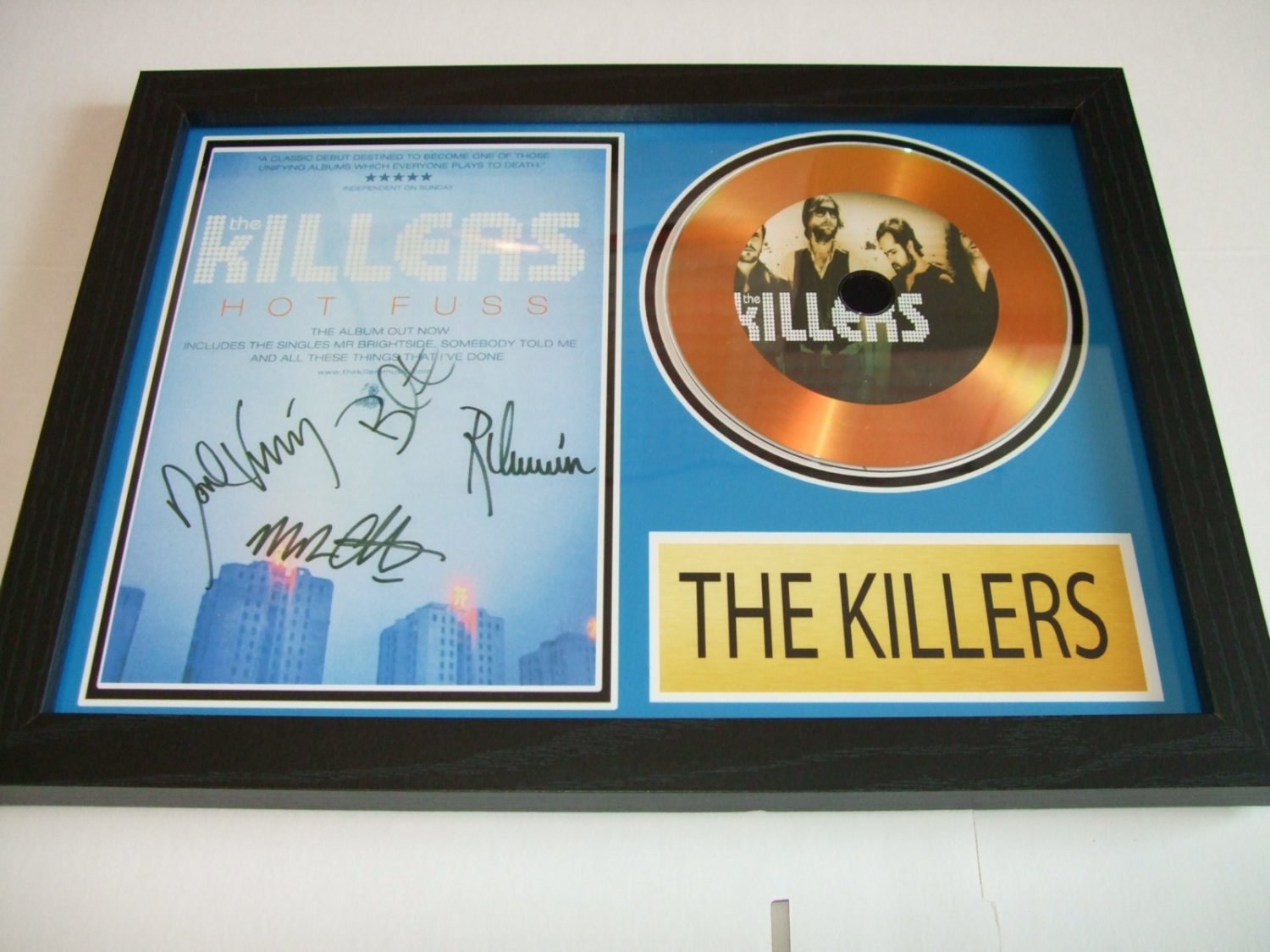 THE KILLERS  signed disc