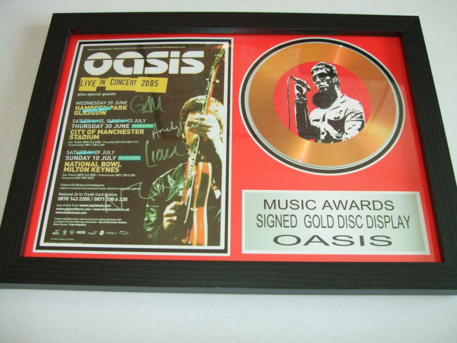 oasis   signed disc