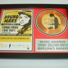 bruno mars  signed disc