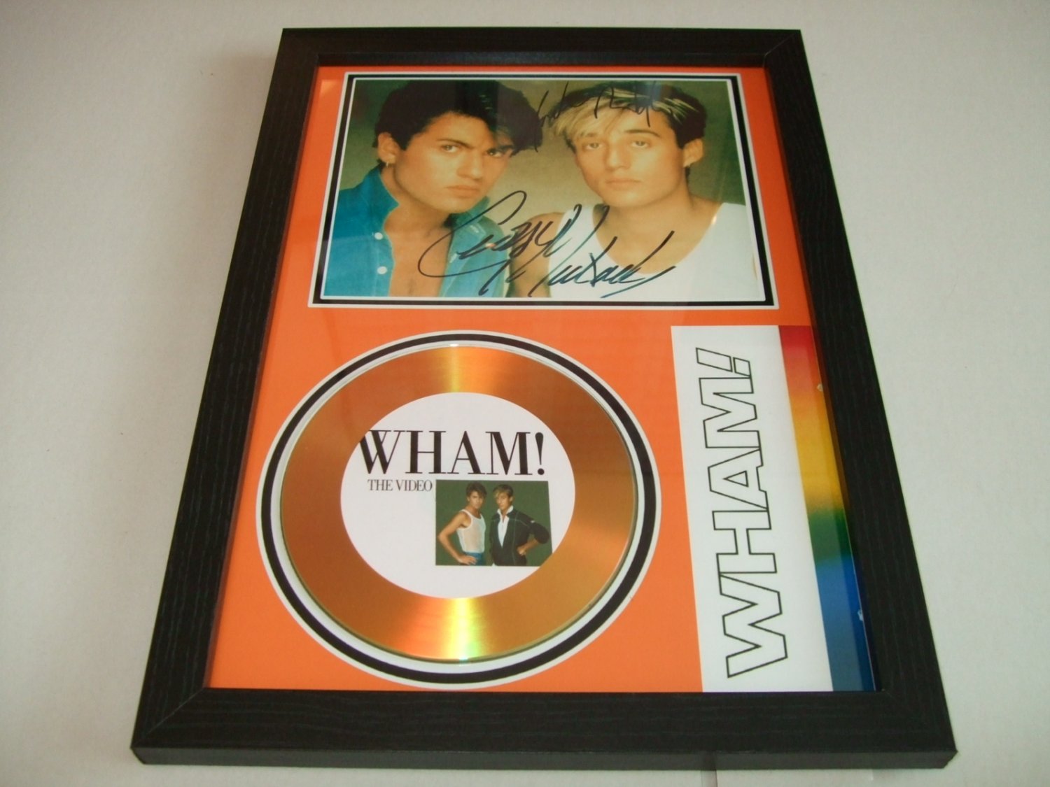 wham   signed disc