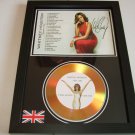 whitney houston  signed disc