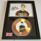 justin bieber  signed disc