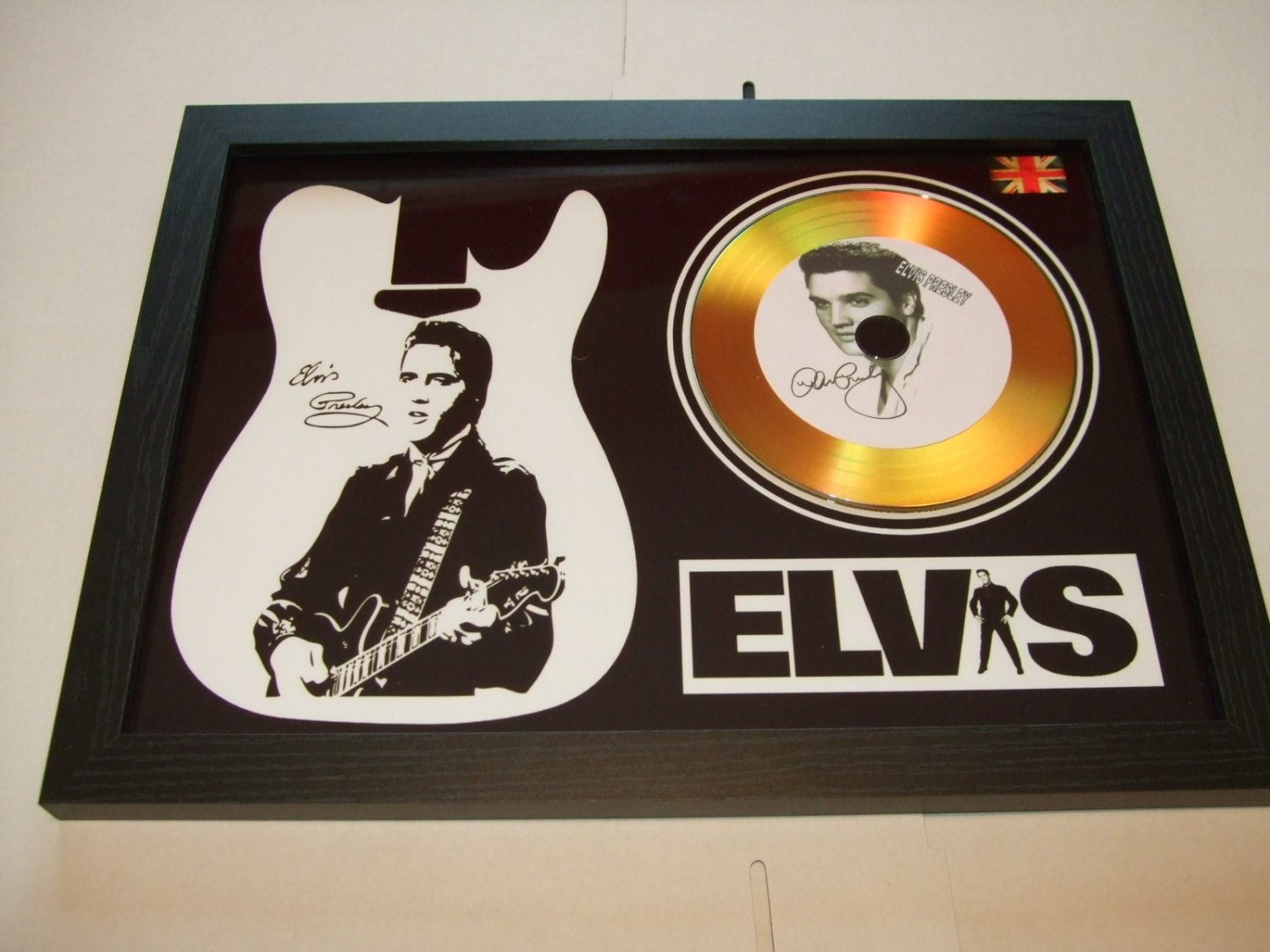 elvis   signed disc