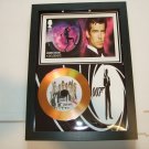 james bond  framed mount