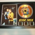 star trek film cell   framed mount