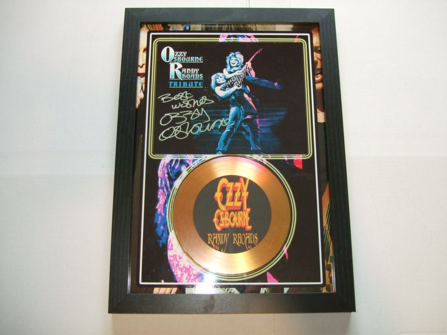 ozzy  signed disc
