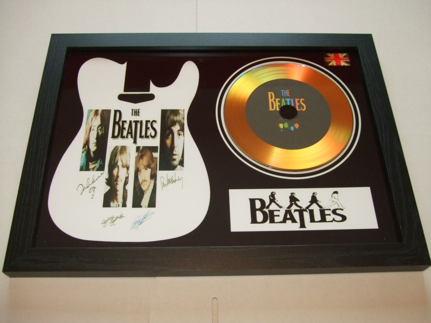 the beatles  signed disc