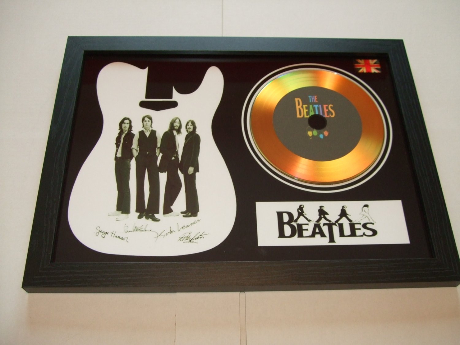 the beatles  signed disc