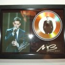 michael buble  signed disc