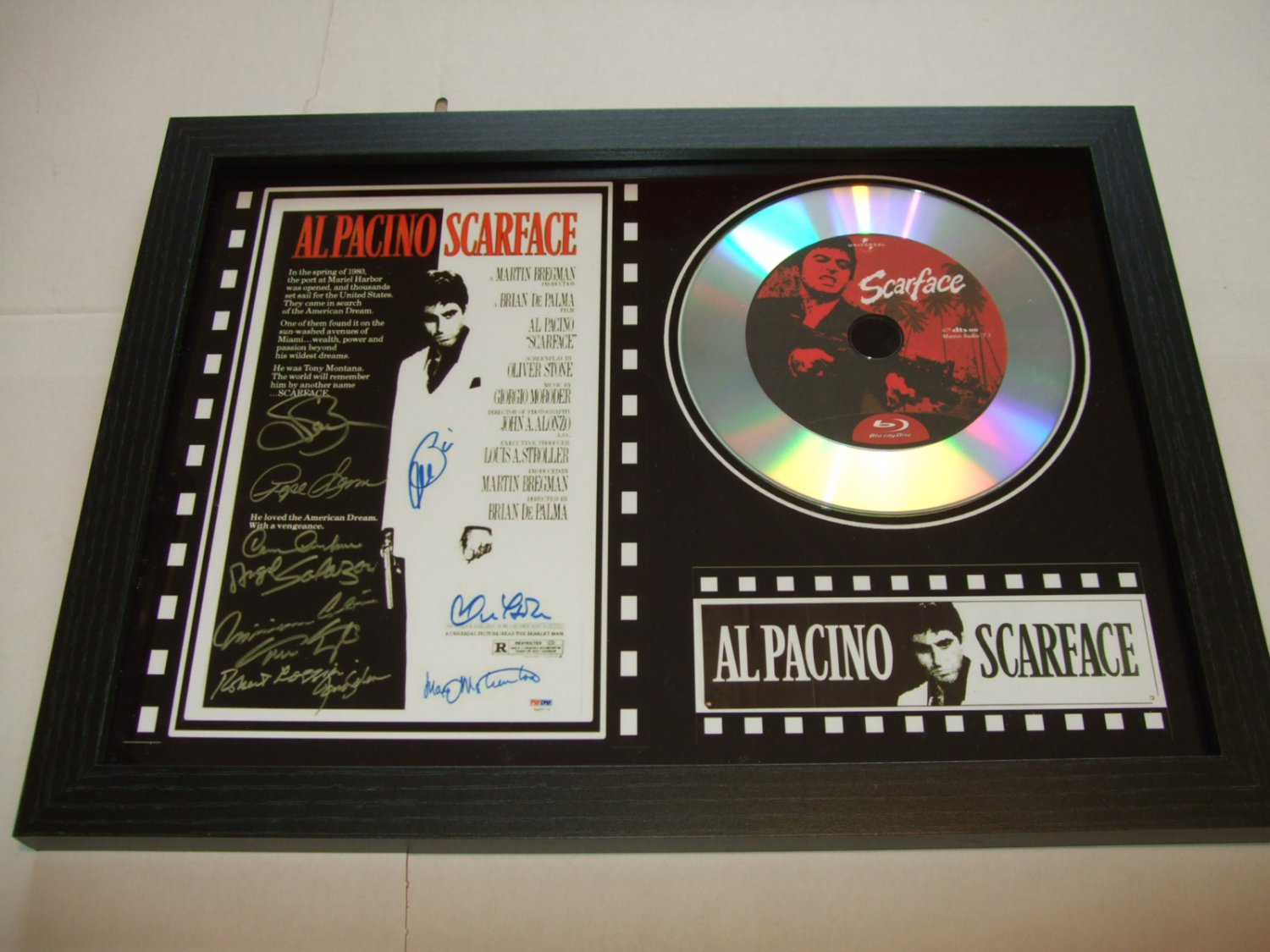 SCAREFACE  signed disc