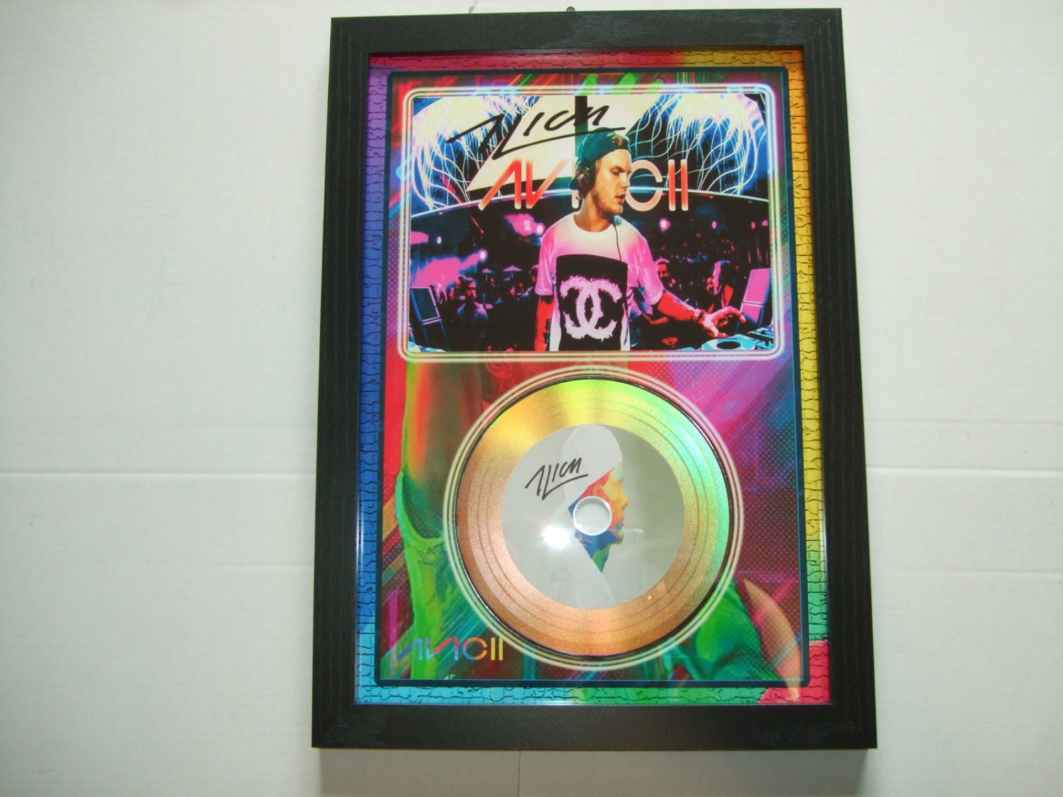avicii signed disc
