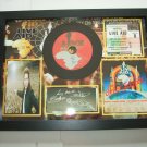 u2 live aid  signed disc
