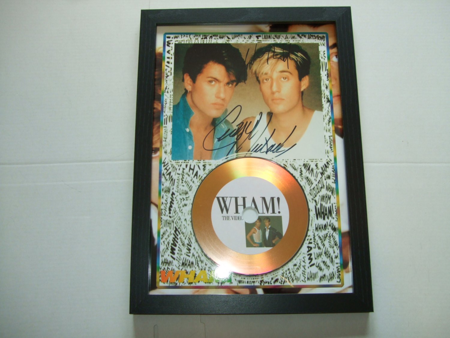 wham   signed disc
