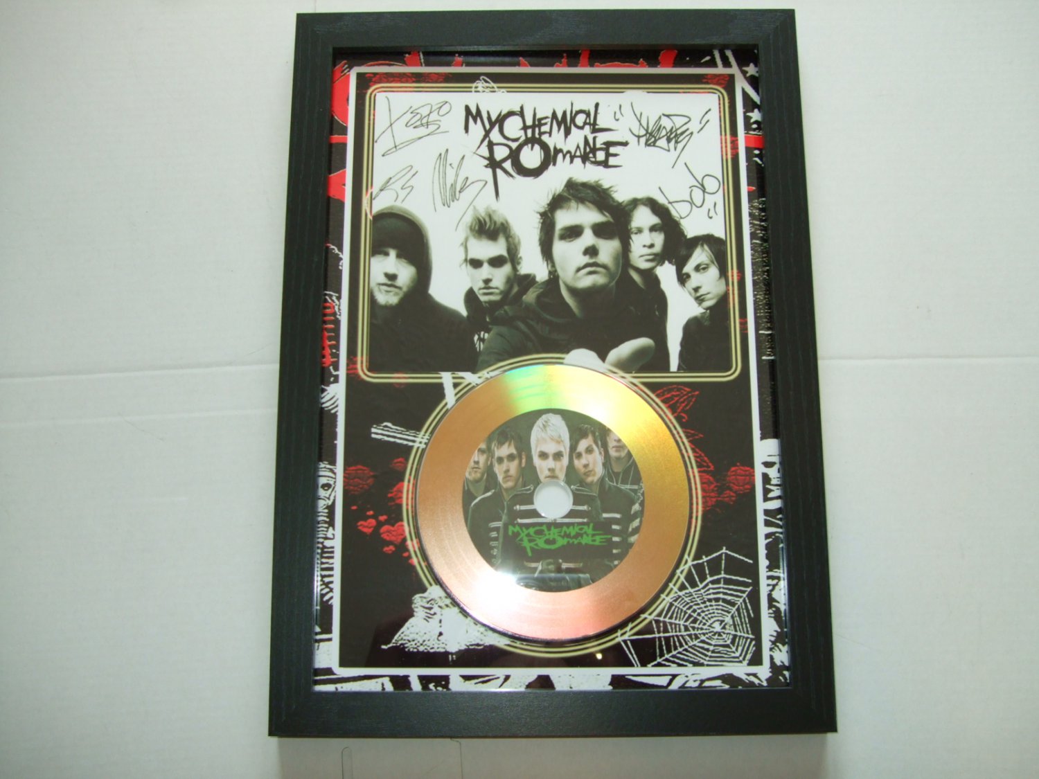 my chemical romance signed disc