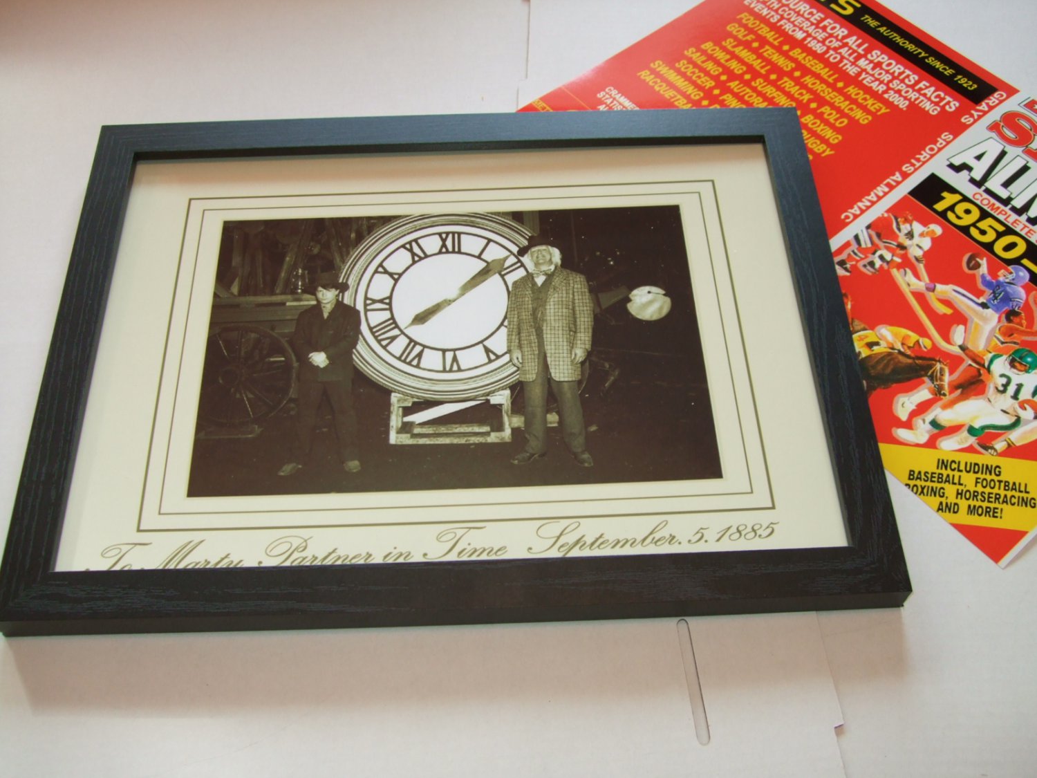 back to the future framed  clock tower