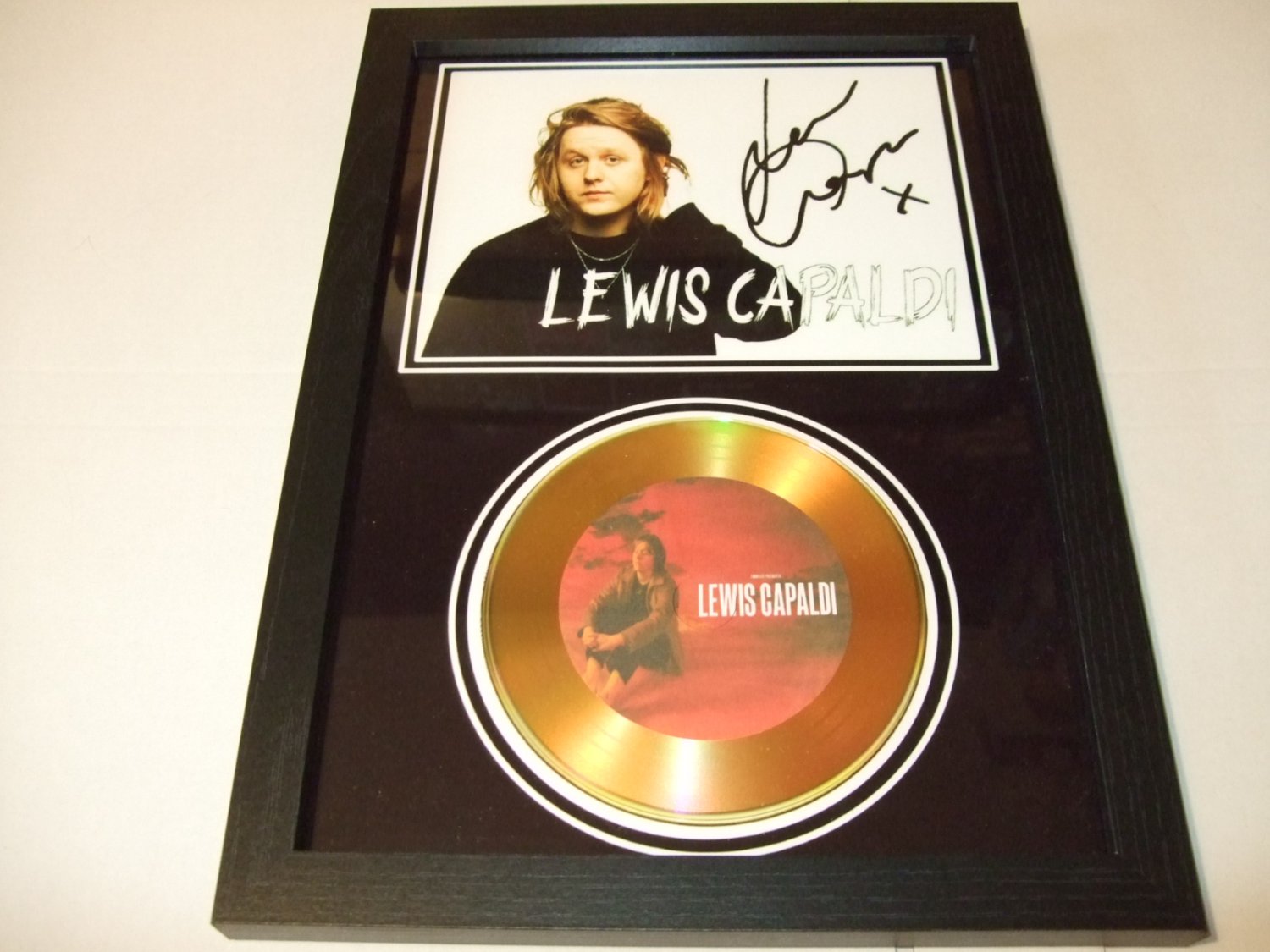 lewis capaldi signed disc