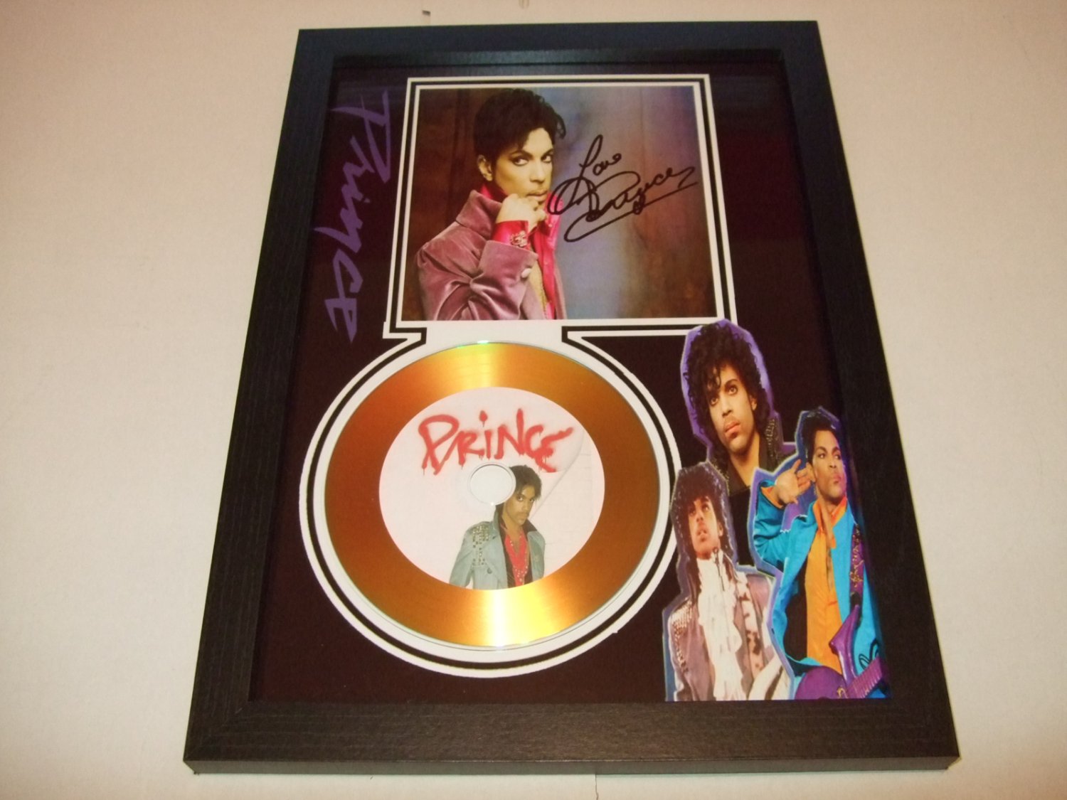 prince signed disc