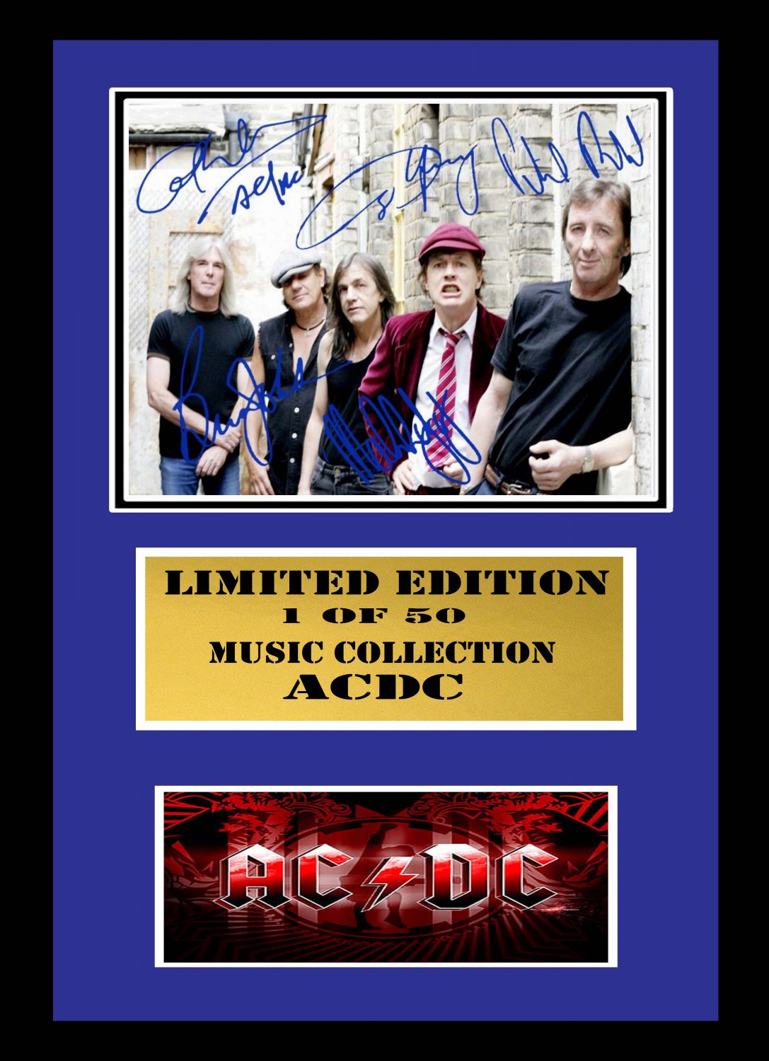 acdc   signed disc