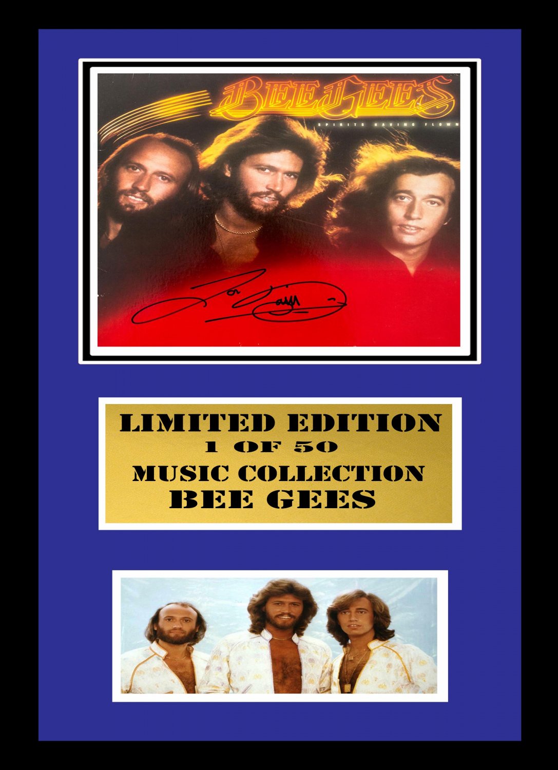 bee gees    signed disc