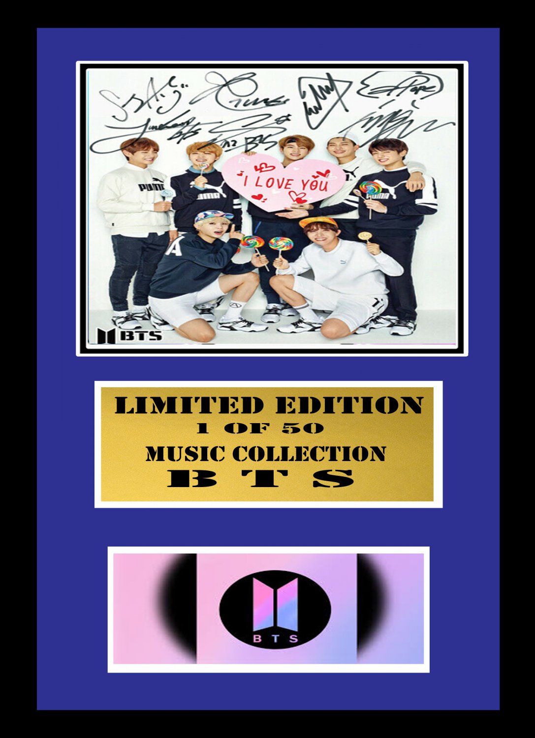 bts   signed disc