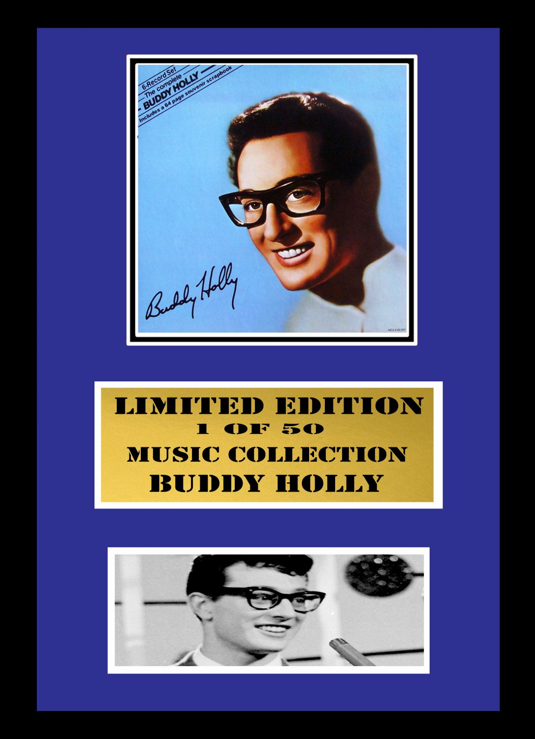 buddy holly   signed disc