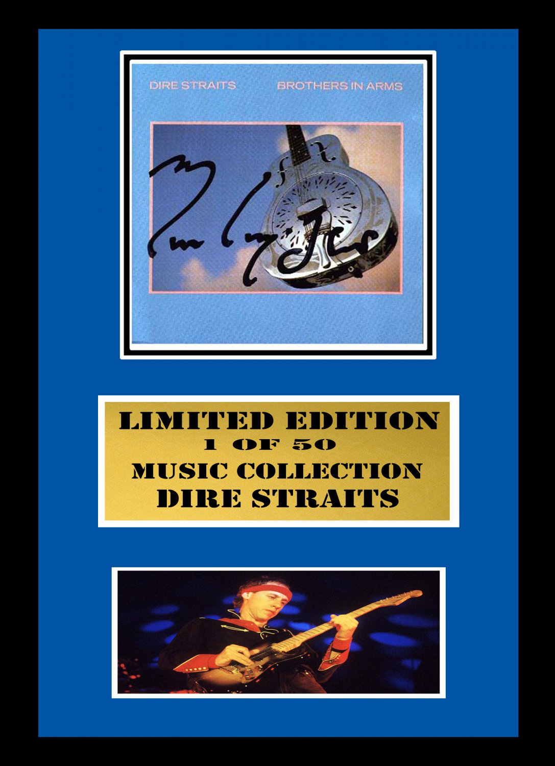 dire straits  signed disc