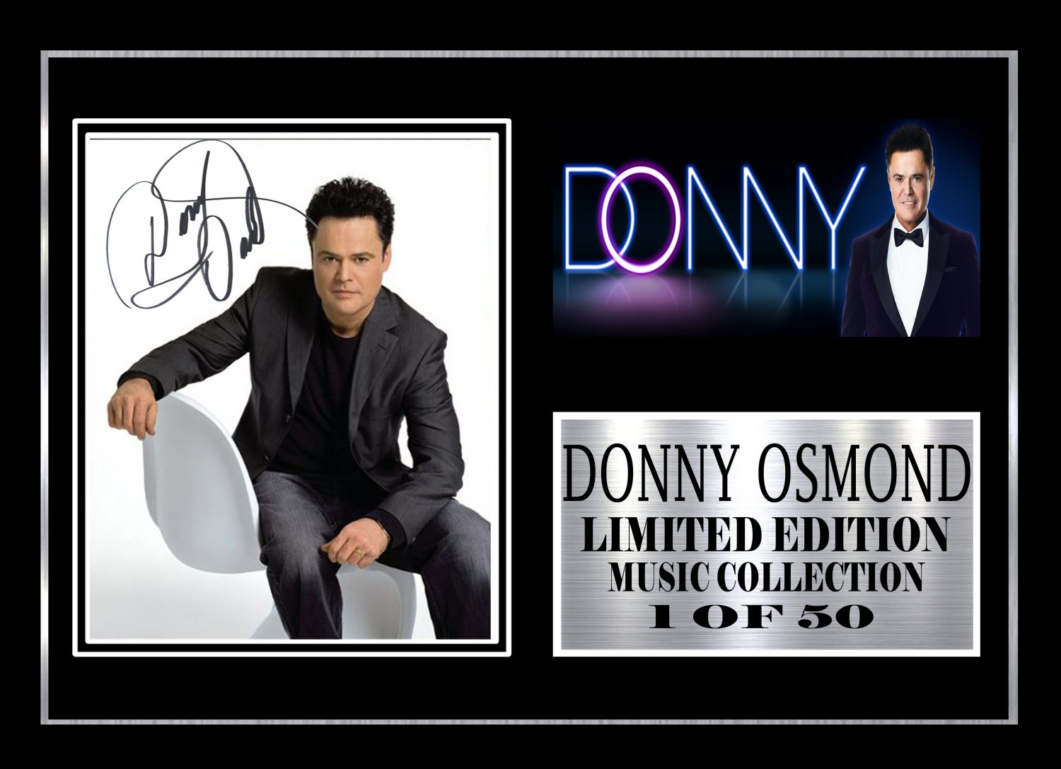donny osmond signed disc