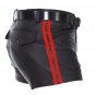 Mens Genuine Sheep Leather Boxer Shorts Soft Leather Party Shorts