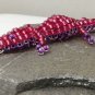 Big Crocodile keychain made with beads.