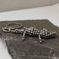 Crocodile Keychain made with metal beads