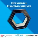 Cool Hexagonal Floating Shelves