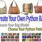 Custom Women Python Leather Handbag