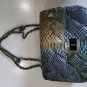 Real Python Snake Skin Smoke Leather Women Bag