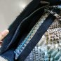 Real Python Snake Skin Smoke Leather Women Bag
